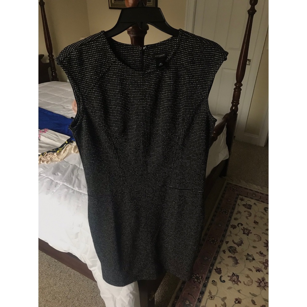Ann Taylor Dark Grey Sleeveless Dress - size MP